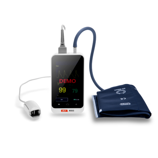 M860  جهاز العلامات الحيوية متنقل لقياس ضغط الدم - نسبة الاوكسجين - معدل النبض